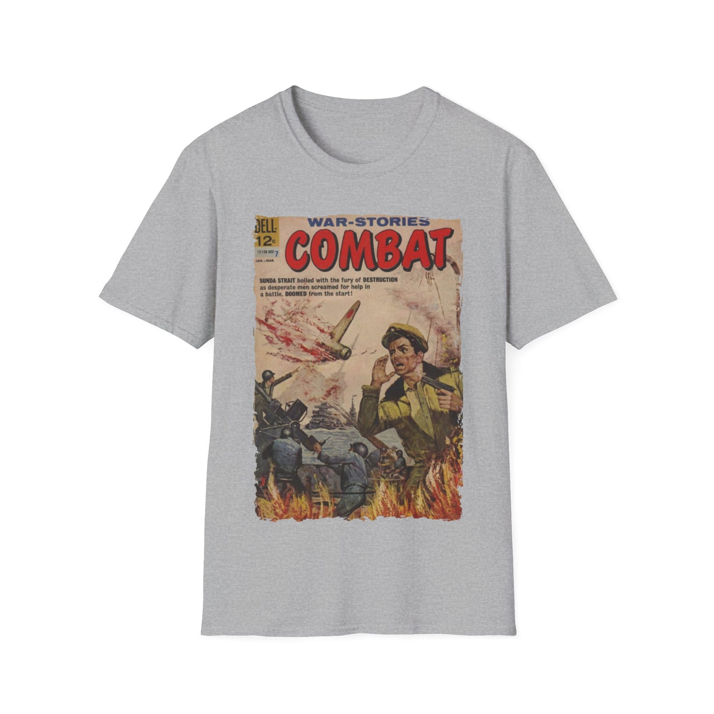 Combat Mar 1963 - Unisex Softstyle T-Shirt - Pacific Sky Games