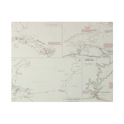 Spanish-American War, Santiago Campaign, Naval Operatoins in the Atlantic Apr-May, Defenses of Santiago Harbor, Spanish Dispositions 20 June, Initial Ops 22-24 June 1898 - Pacific Sky Games