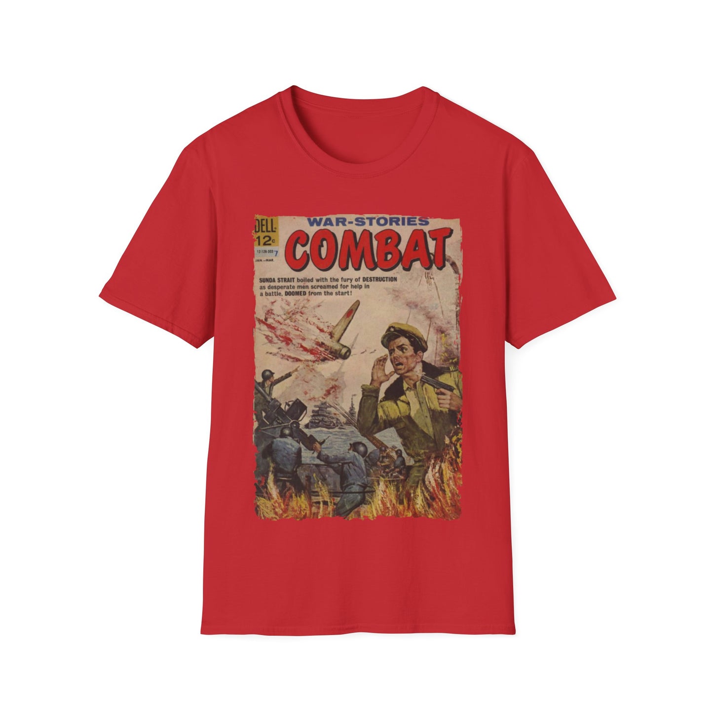 Combat Mar 1963 - Unisex Softstyle T-Shirt - Pacific Sky Games