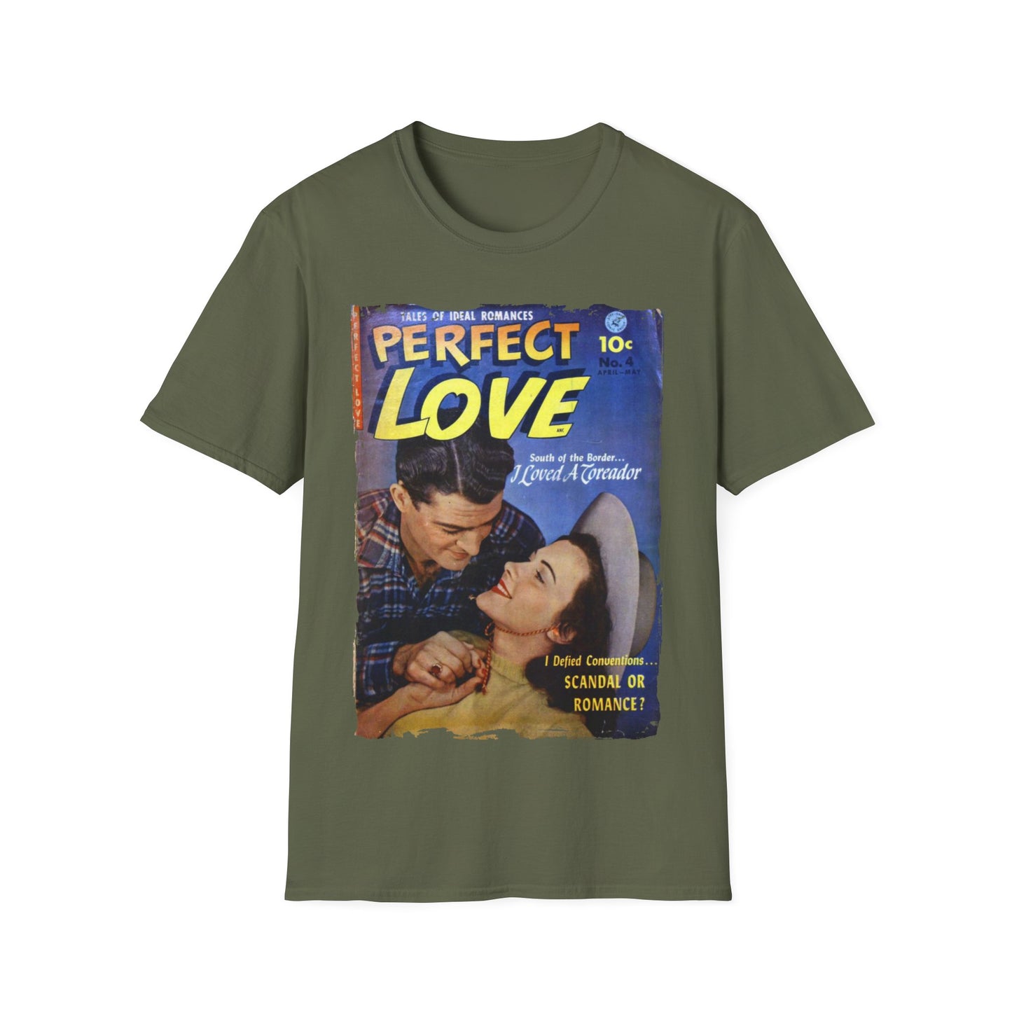 Perfect Love Apr 1952 - Unisex Softstyle T-Shirt - Pacific Sky Games