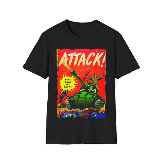 Attack! July 1952 - Unisex Softstyle T-Shirt