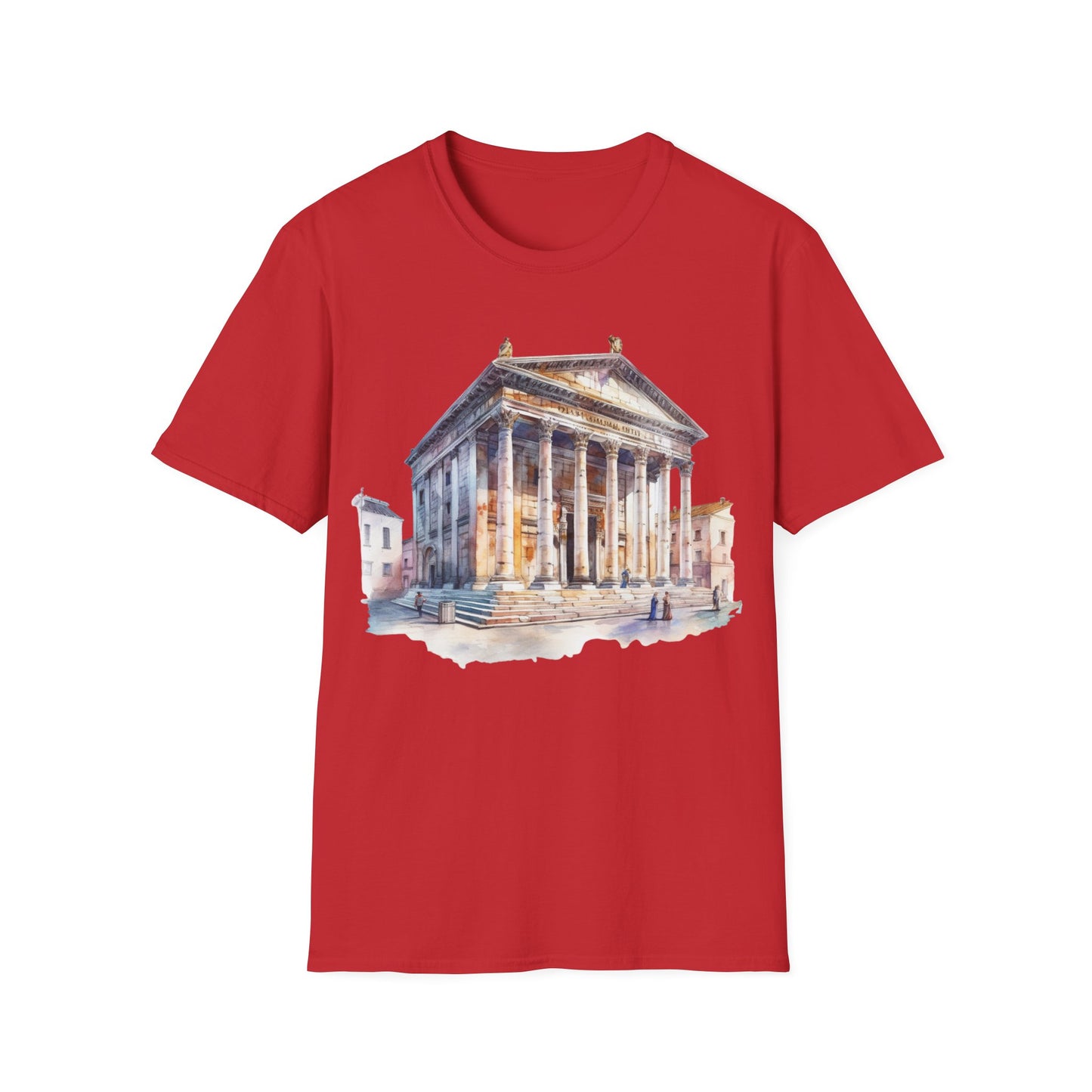 Ancient Bldg 2 - Unisex Softstyle T-Shirt