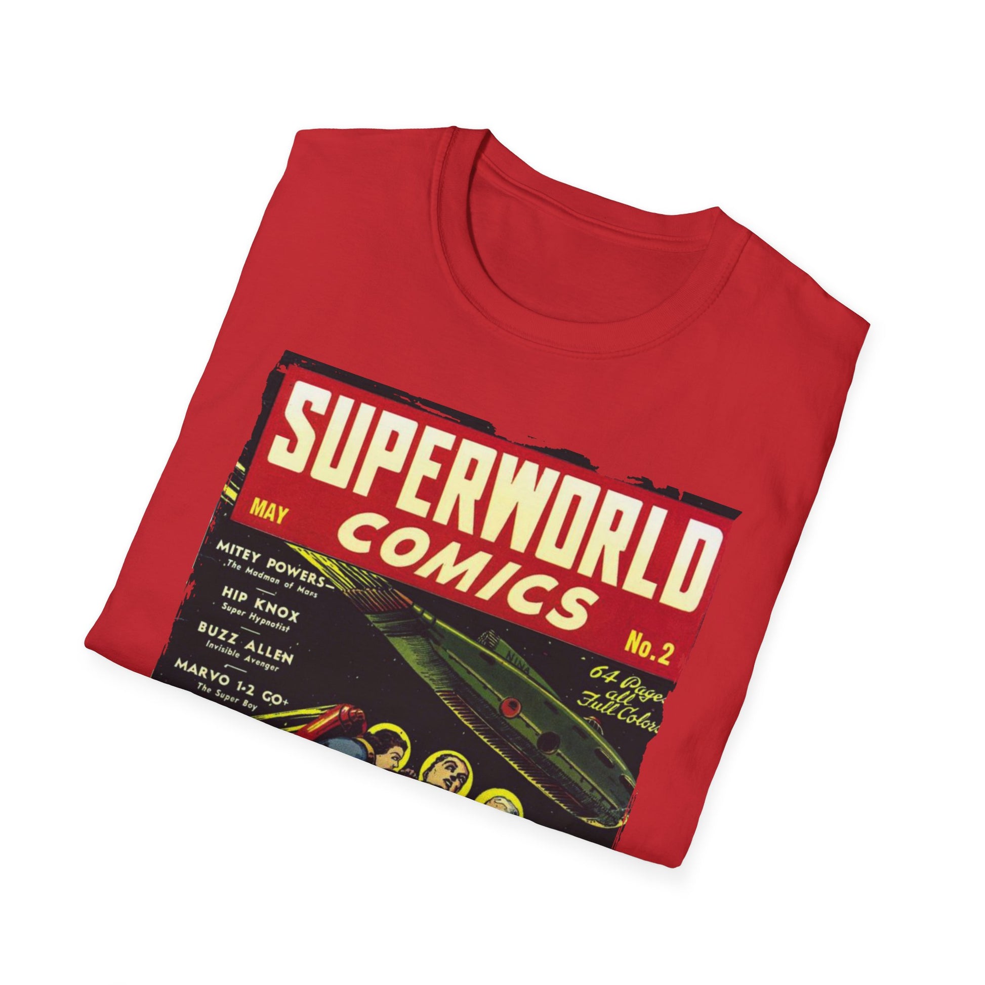 Superworld No.2 - Unisex Softstyle T-Shirt - Pacific Sky Games