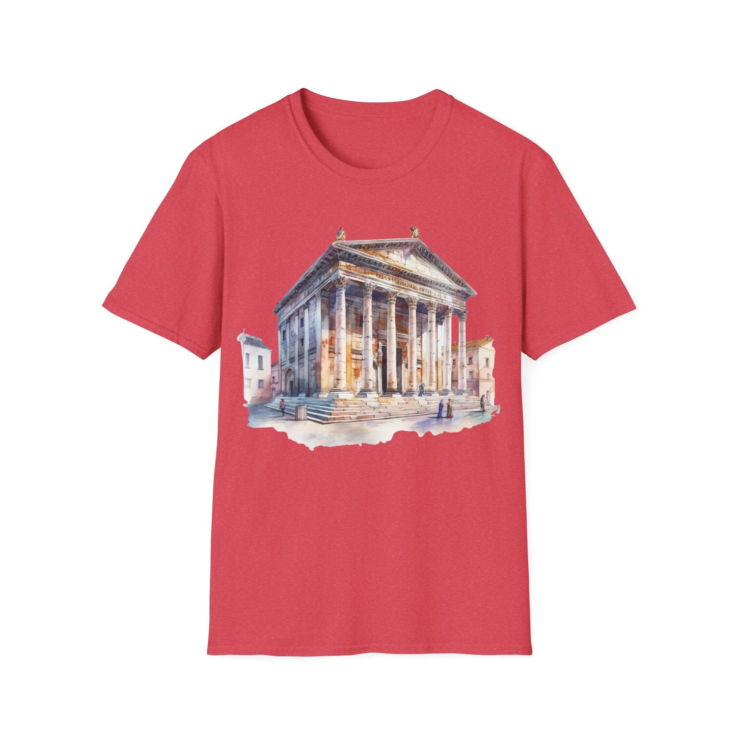 Ancient Bldg 2 - Unisex Softstyle T-Shirt