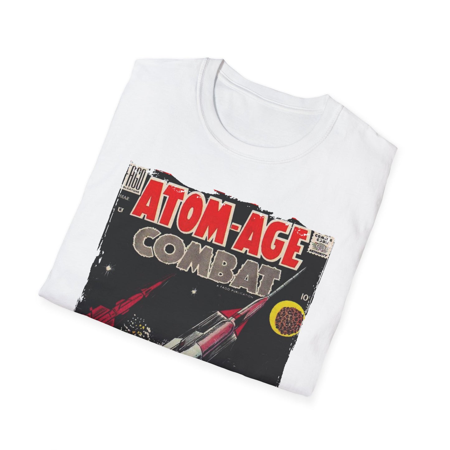 Atom-Age Combat No.3 - Unisex Softstyle T-Shirt