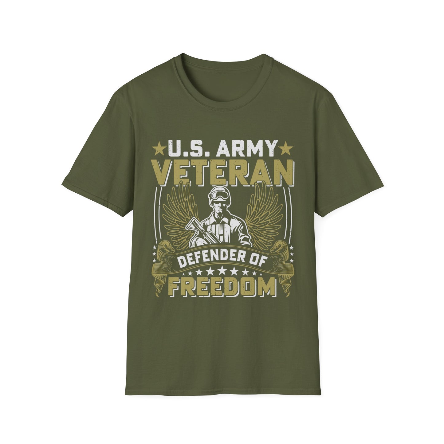 Army - Defender of Freedom - Unisex Softstyle T-Shirt