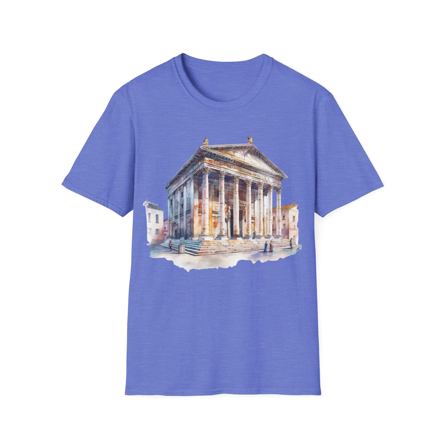 Ancient Bldg 2 - Unisex Softstyle T-Shirt