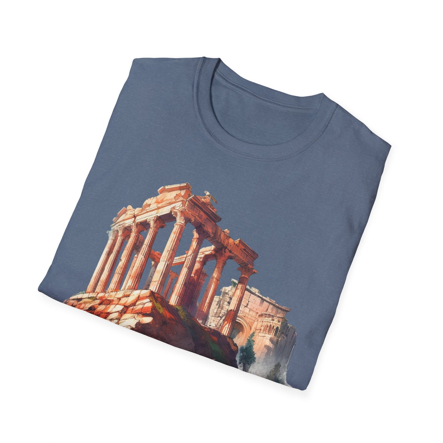 Ancient Bldg 4 - Unisex Softstyle T-Shirt