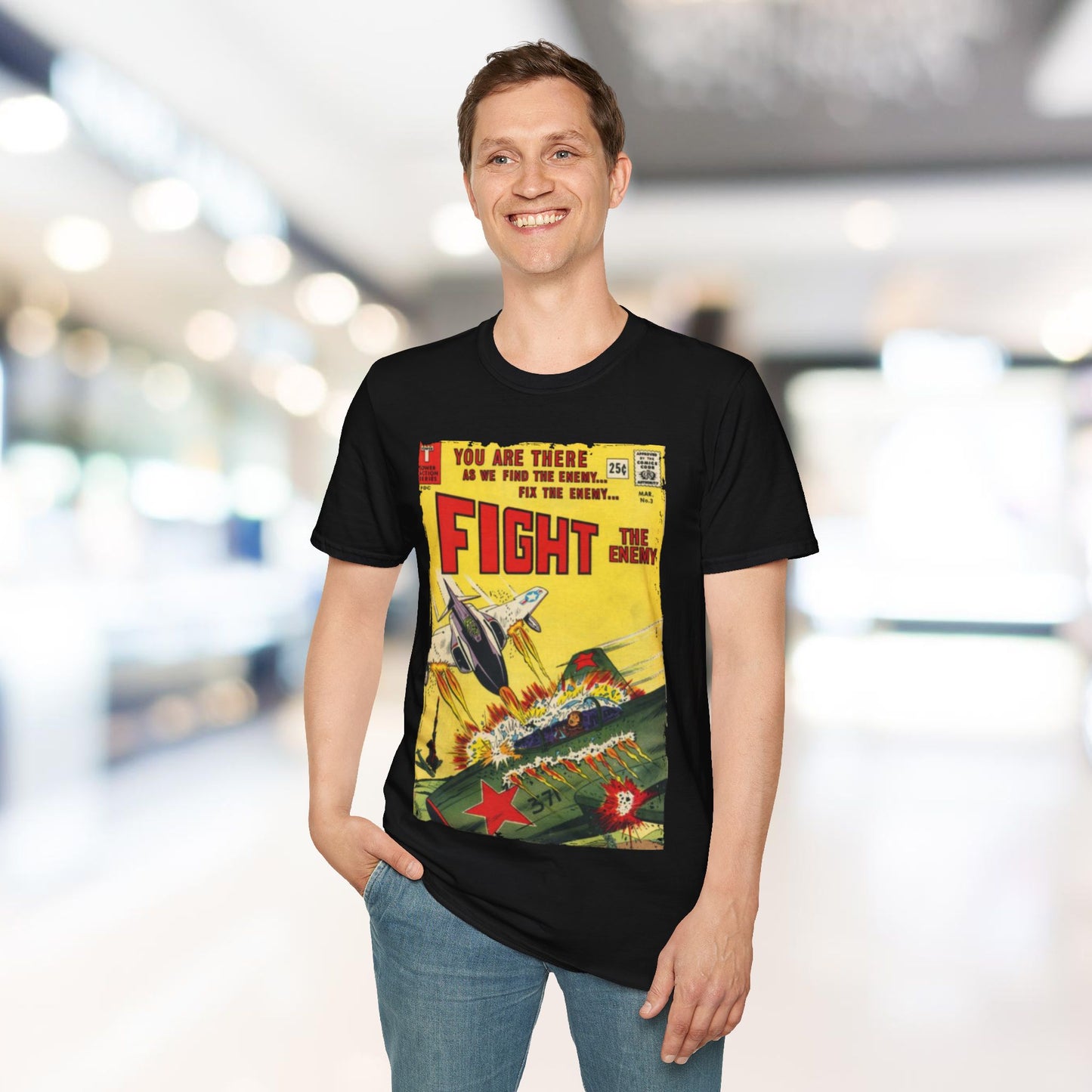 Fight The Enemy No.3 - Unisex Softstyle T-Shirt