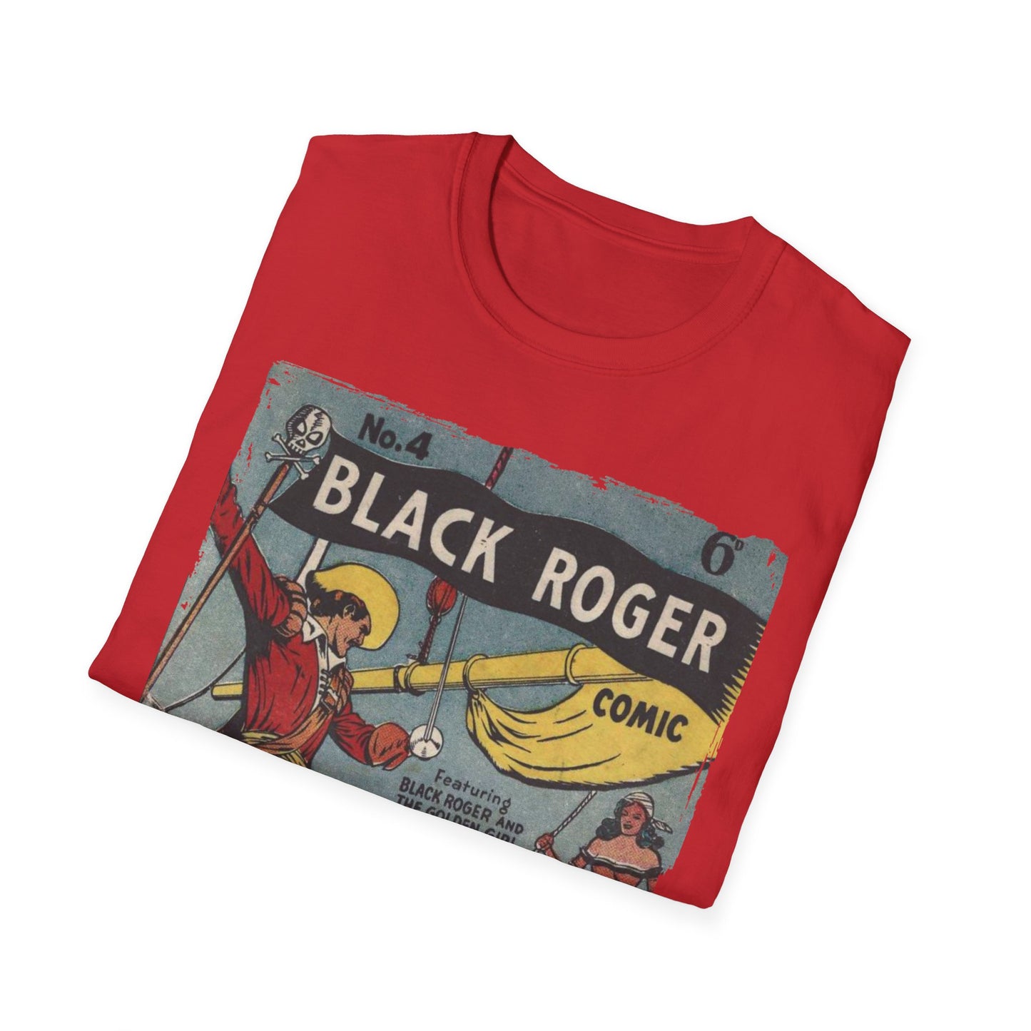 Black Roger No.4 1952 - Unisex Softstyle T-Shirt