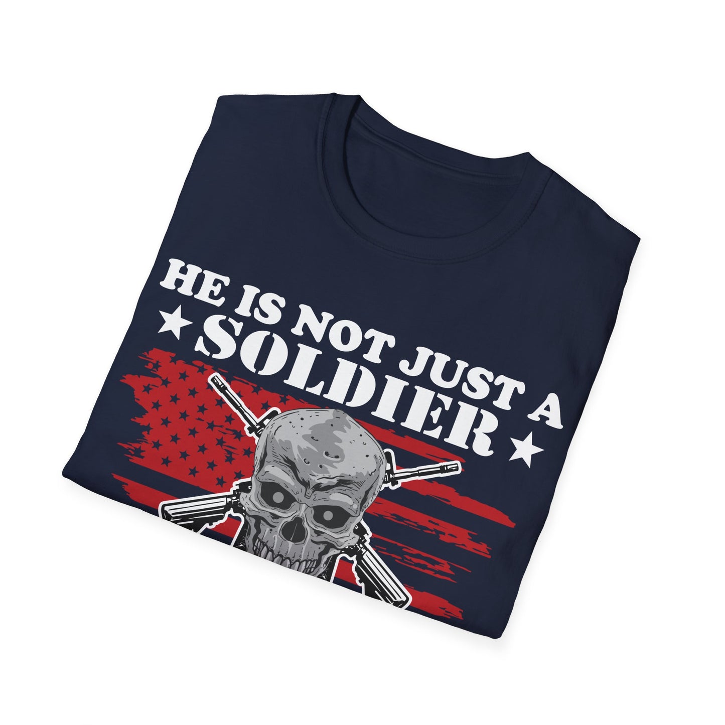 Not Just Soldier - Grandson - Unisex Softstyle T-Shirt