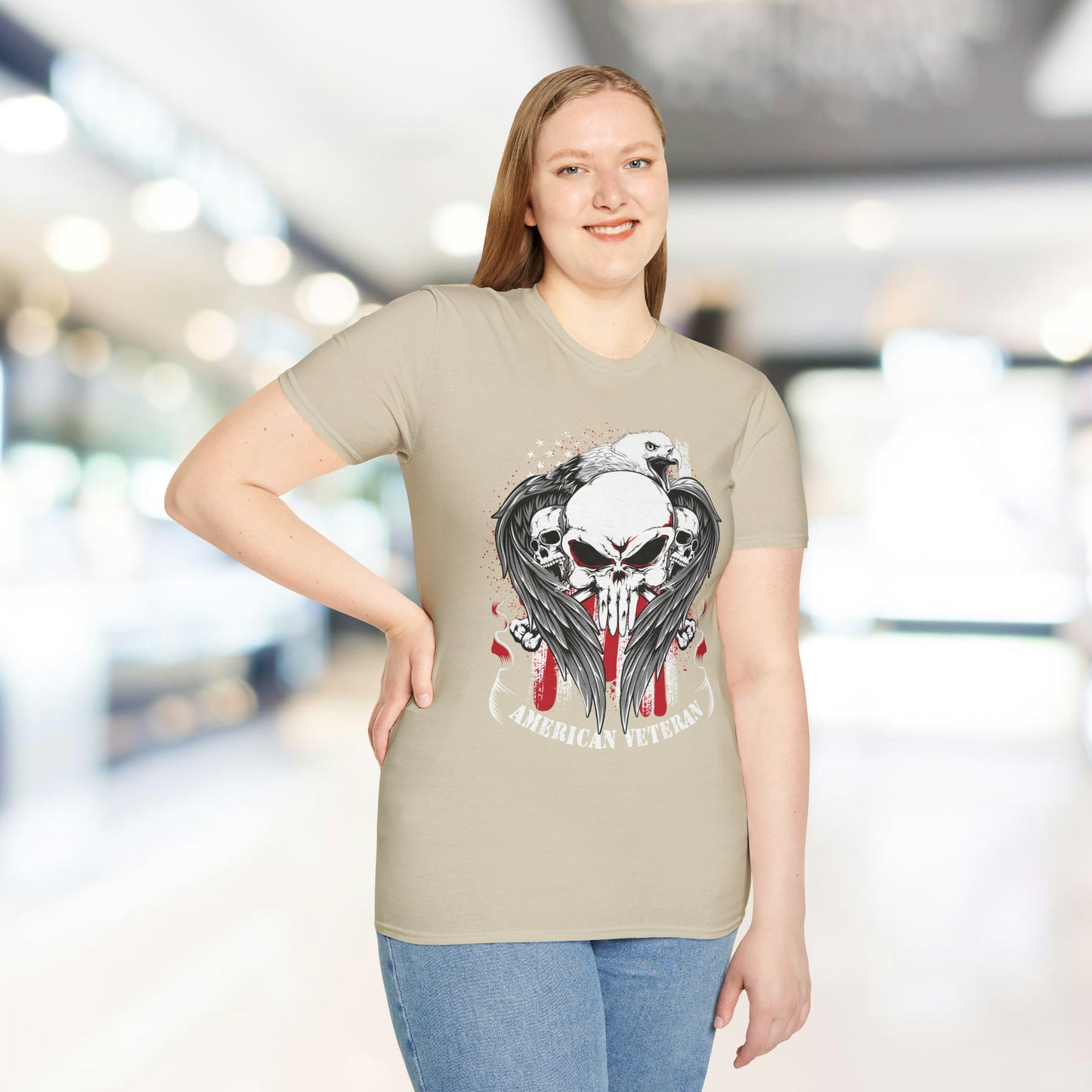 American Veteran - Unisex Softstyle T-Shirt