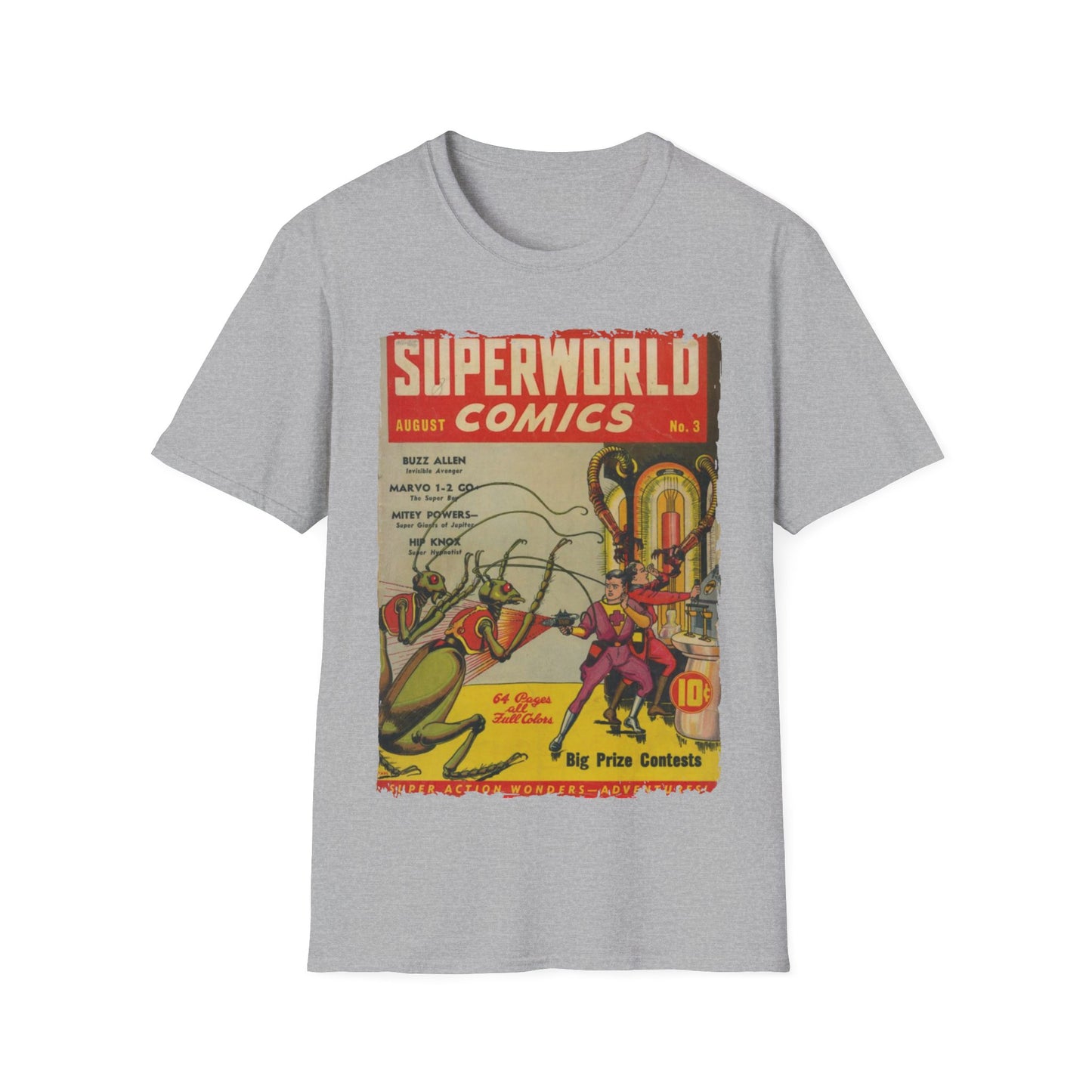 Superworld No.3 - Unisex Softstyle T-Shirt - Pacific Sky Games