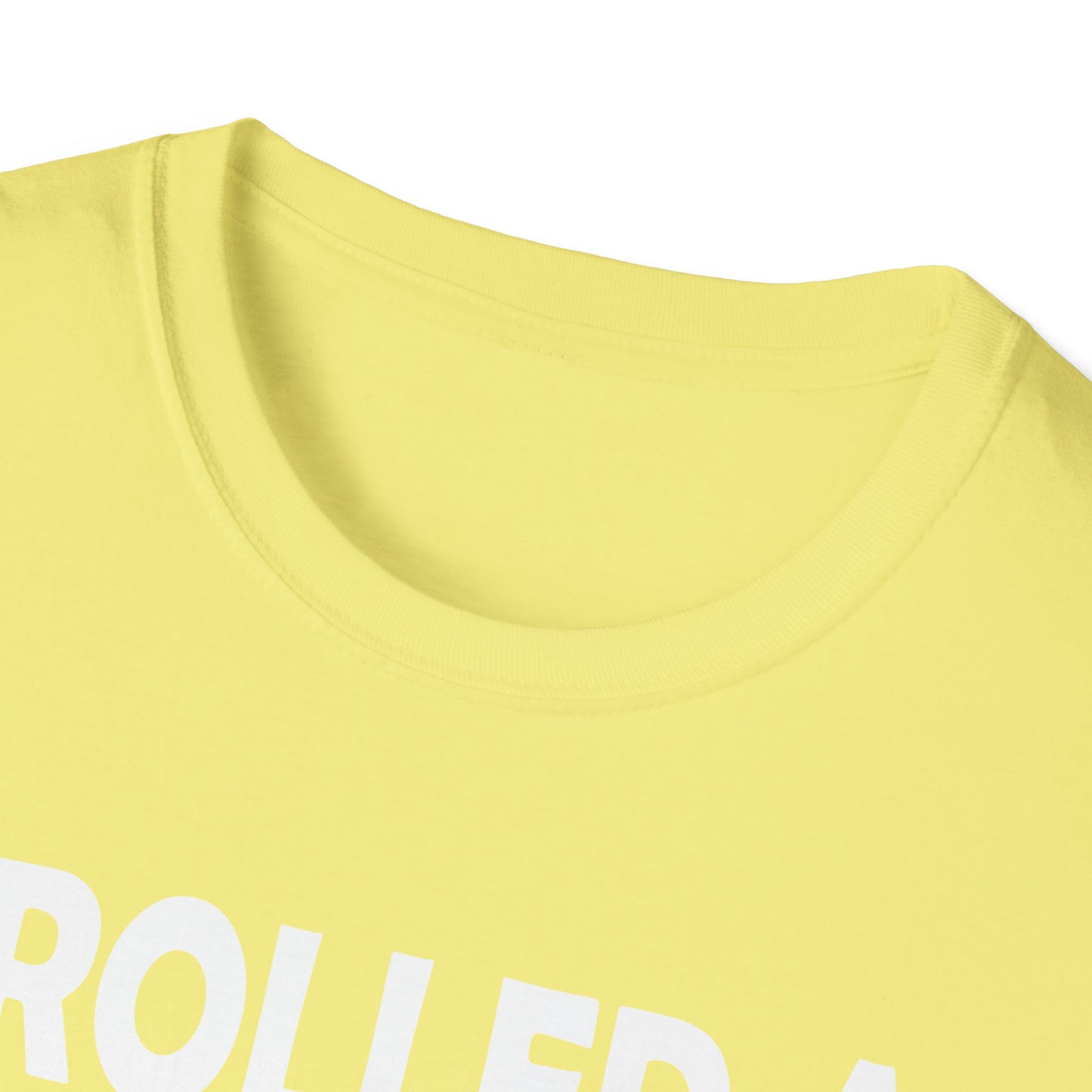 Rolled a 1 for adulting - White - Unisex Softstyle T-Shirt