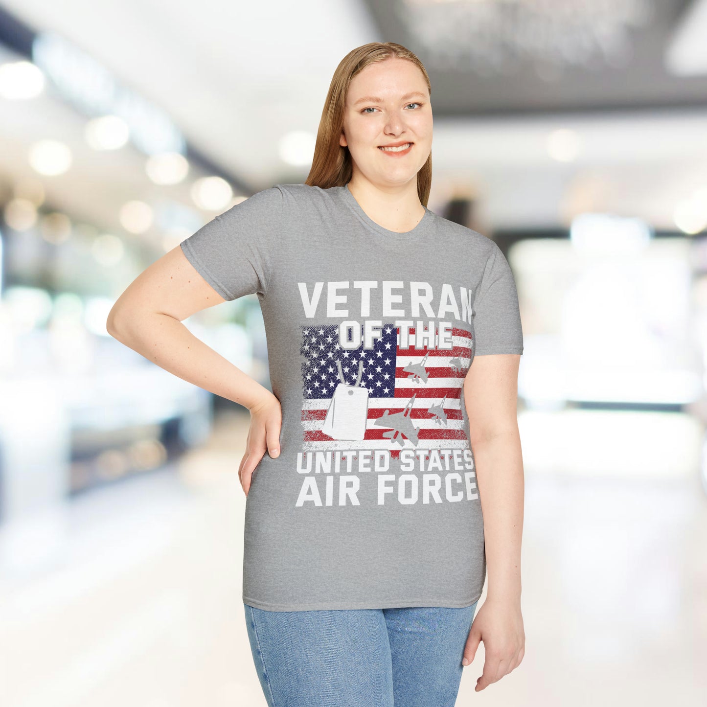 Veteran - Air Force - Unisex Softstyle T-Shirt