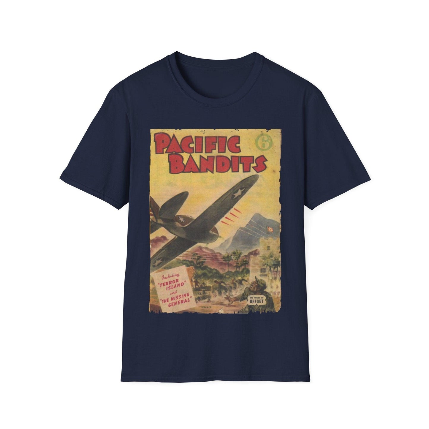 Pacific Bandits 1942 - Unisex Softstyle T-Shirt - Pacific Sky Games