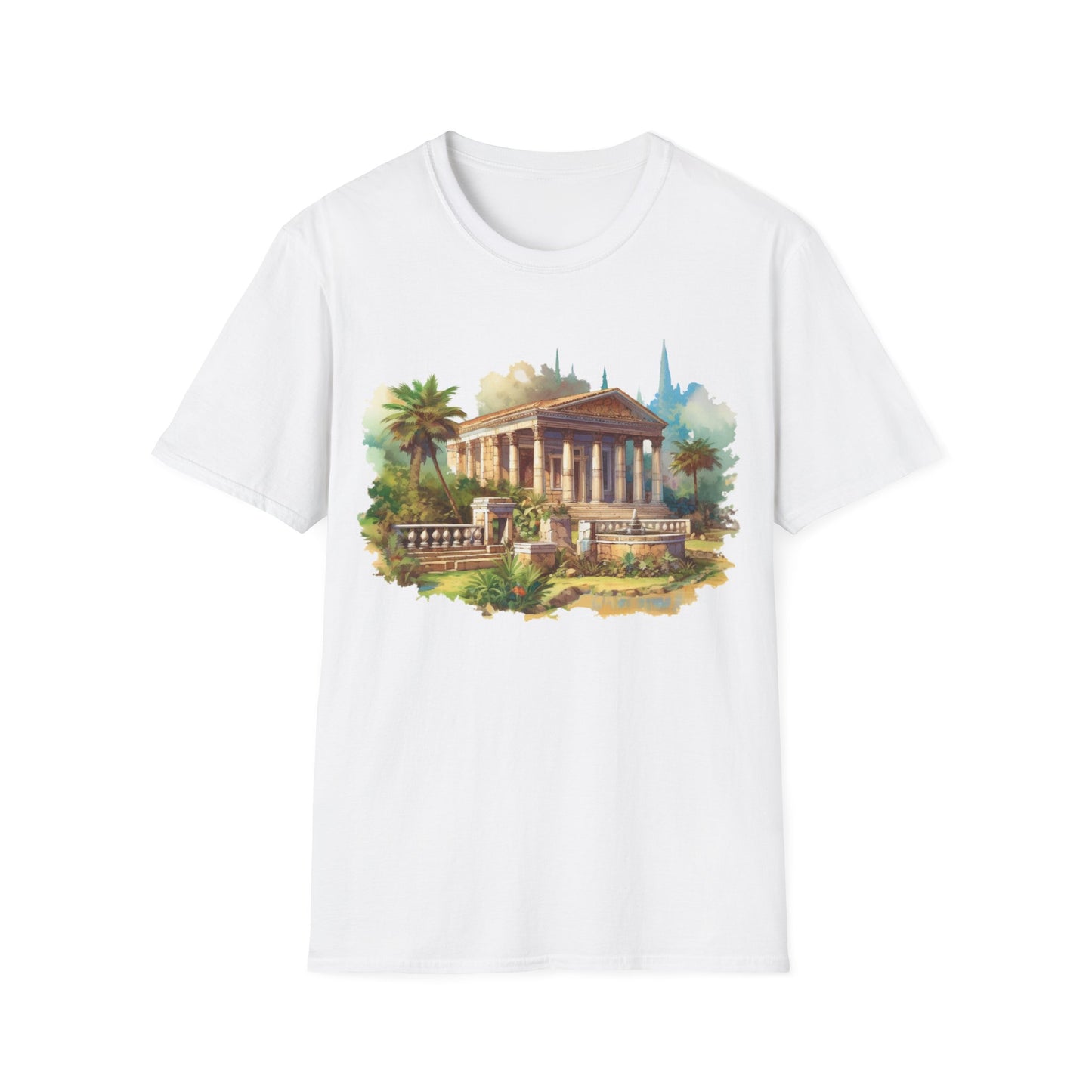 Ancient Bldg 5 - Unisex Softstyle T-Shirt