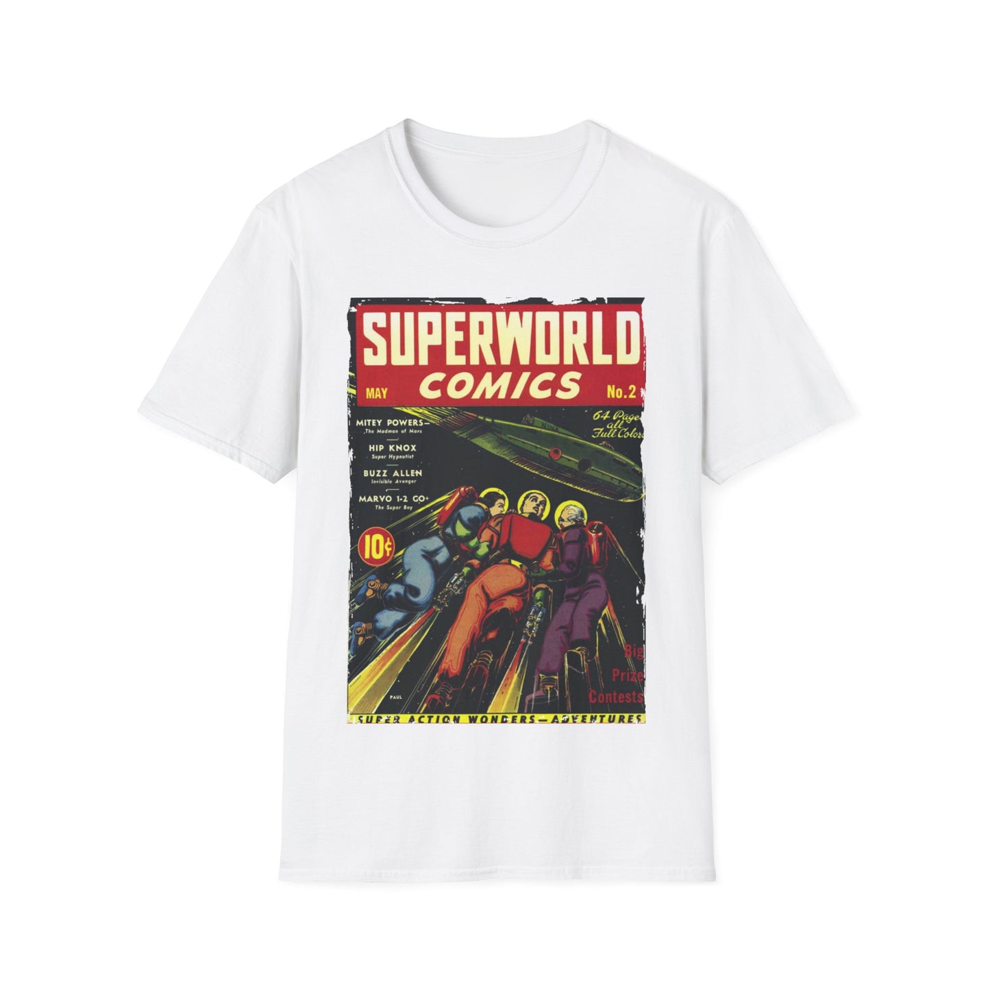 Superworld No.2 - Unisex Softstyle T-Shirt - Pacific Sky Games