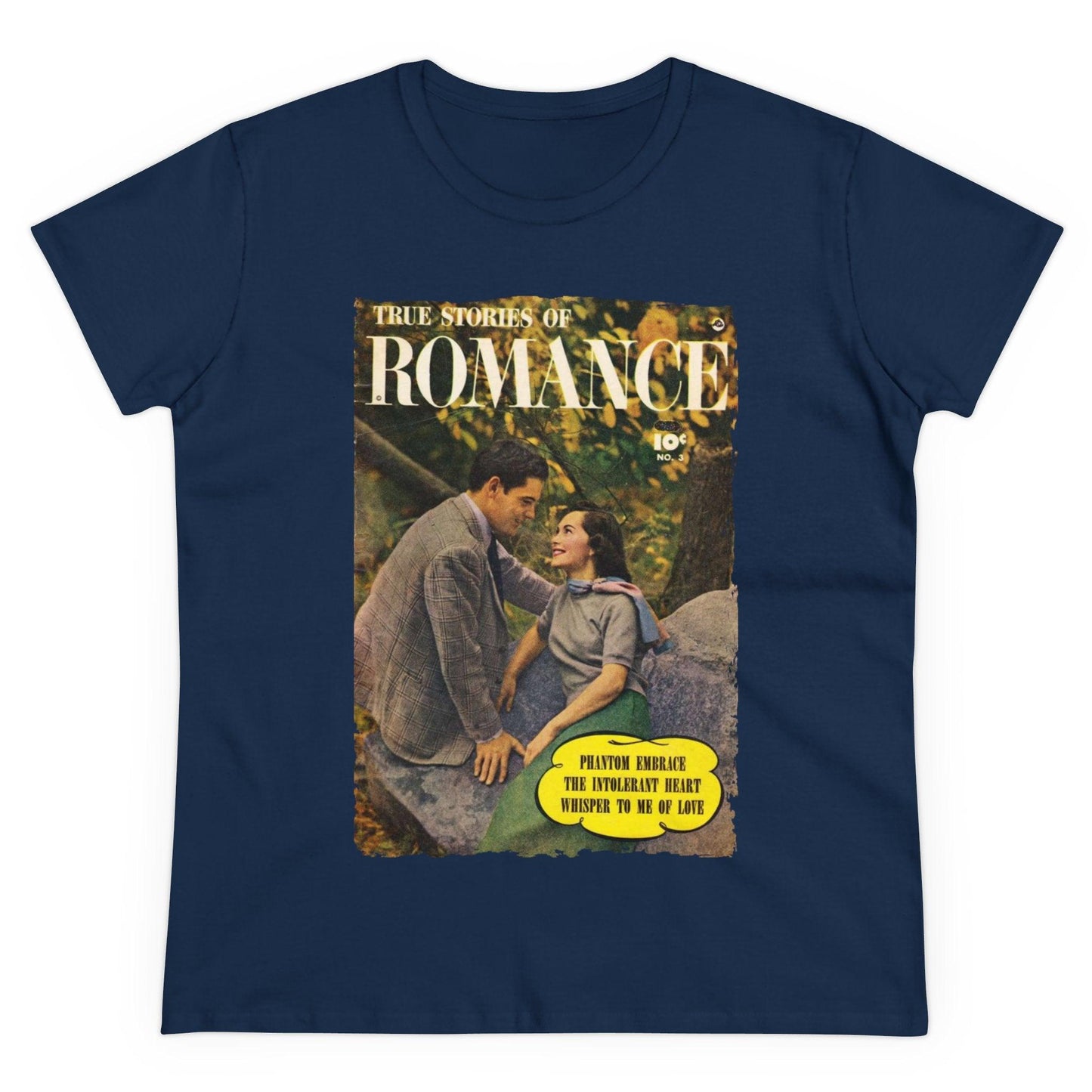 True Stories of Romance - Women's Midweight Cotton Tee - Pacific Sky Games