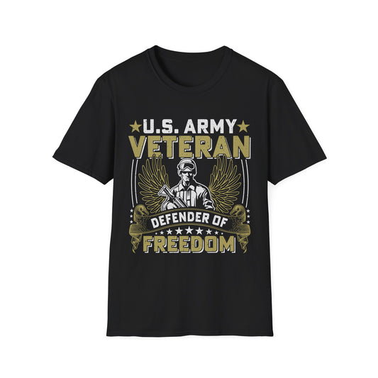 Army - Defender of Freedom - Unisex Softstyle T-Shirt