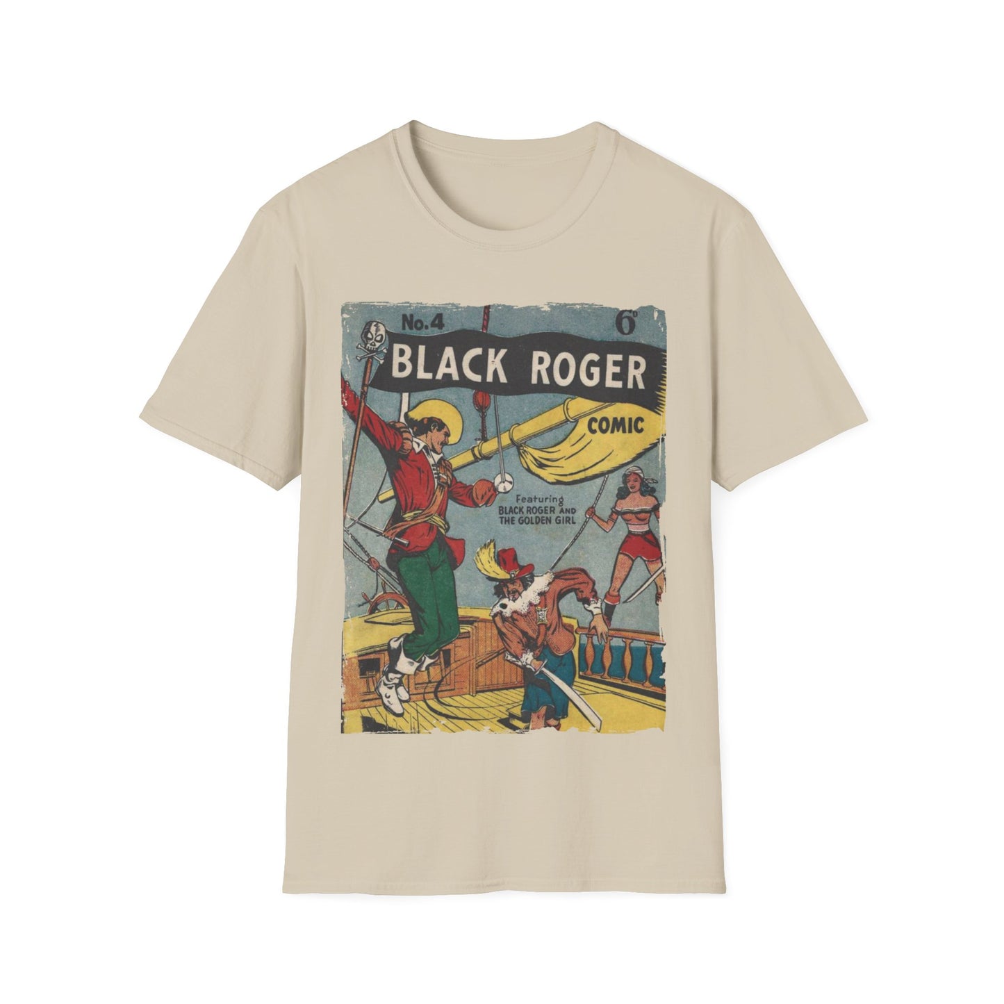 Black Roger No.4 1952 - Unisex Softstyle T-Shirt