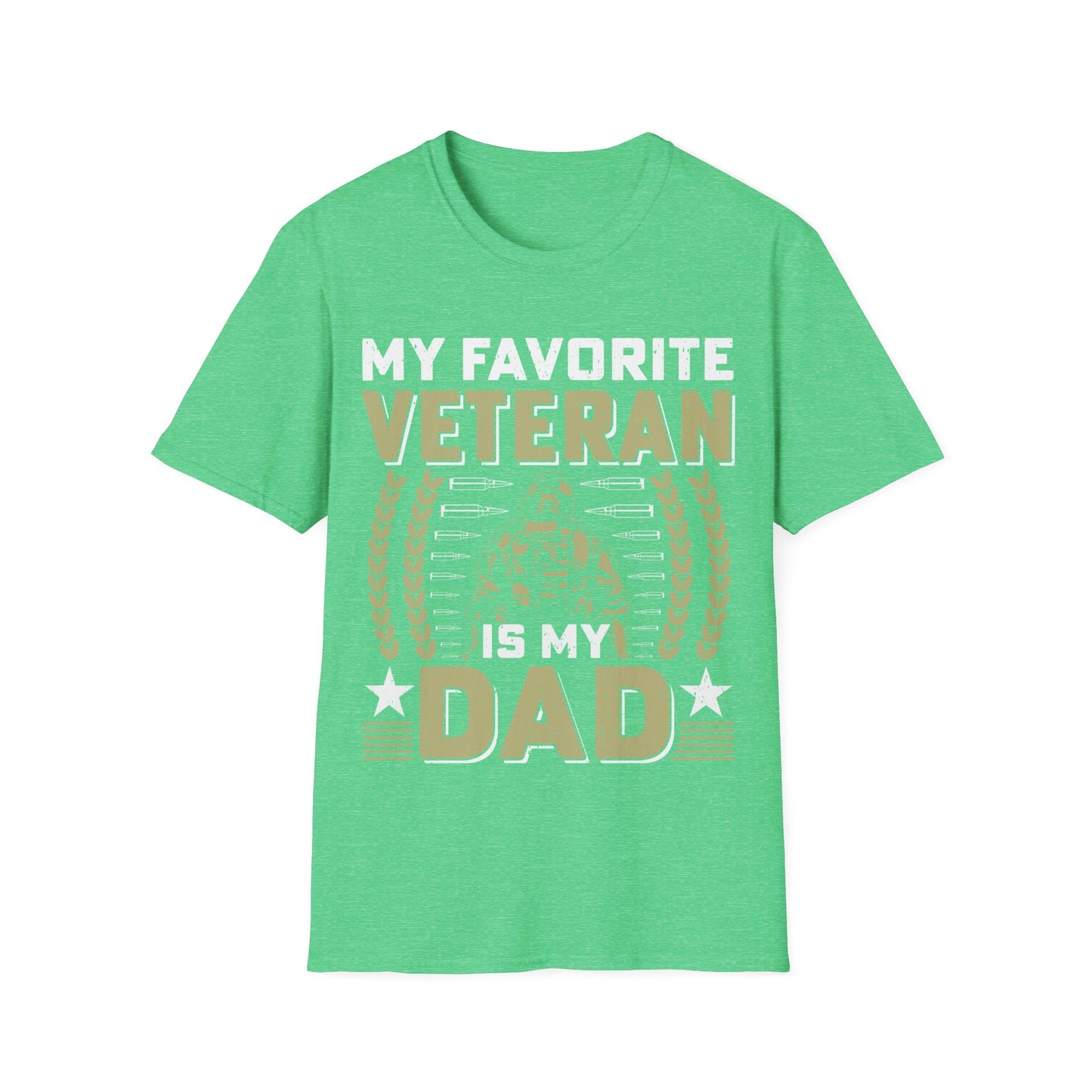 Favorite Veteran - Dad - Unisex Softstyle T-Shirt