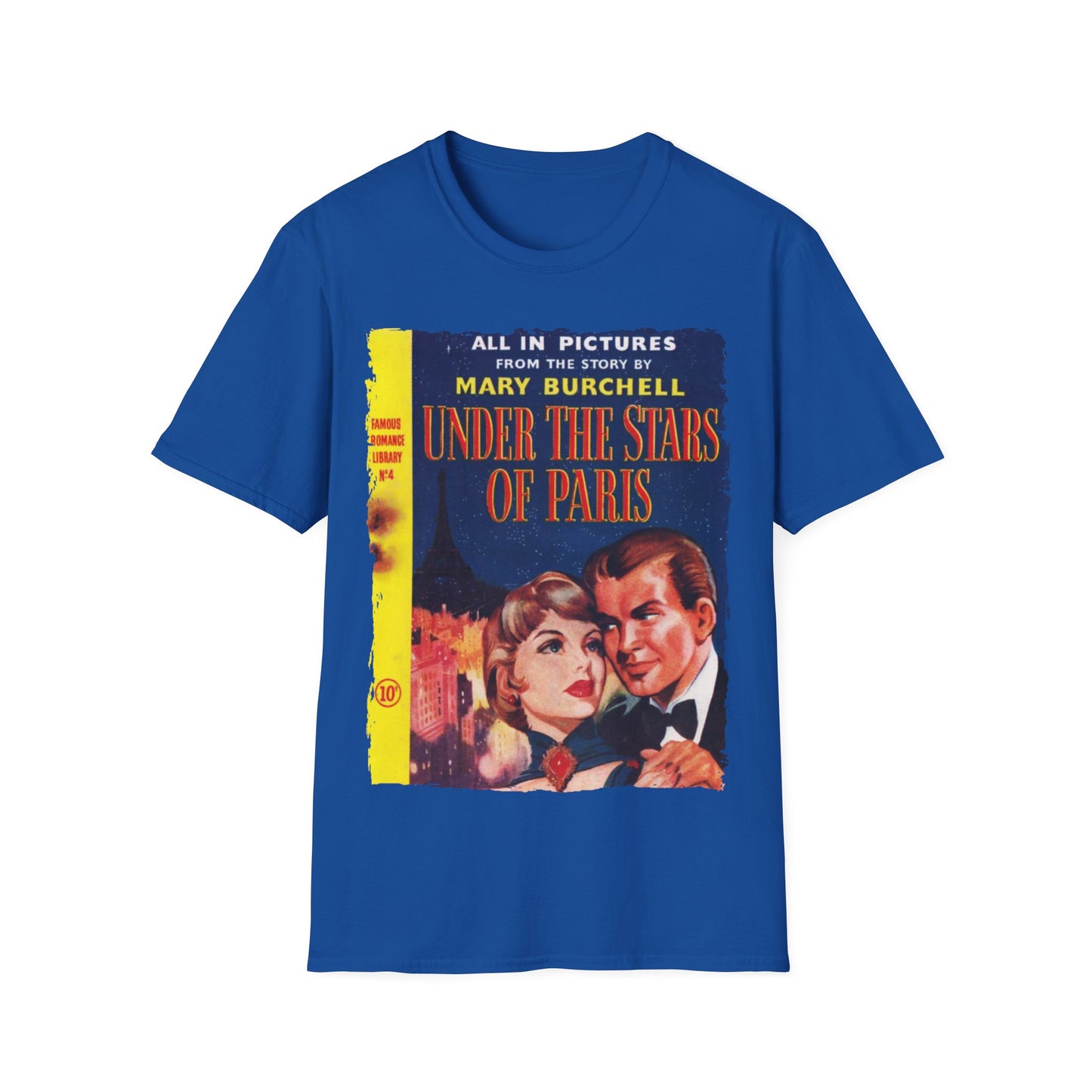 Famous Romance Library No.4 - Unisex Softstyle T-Shirt