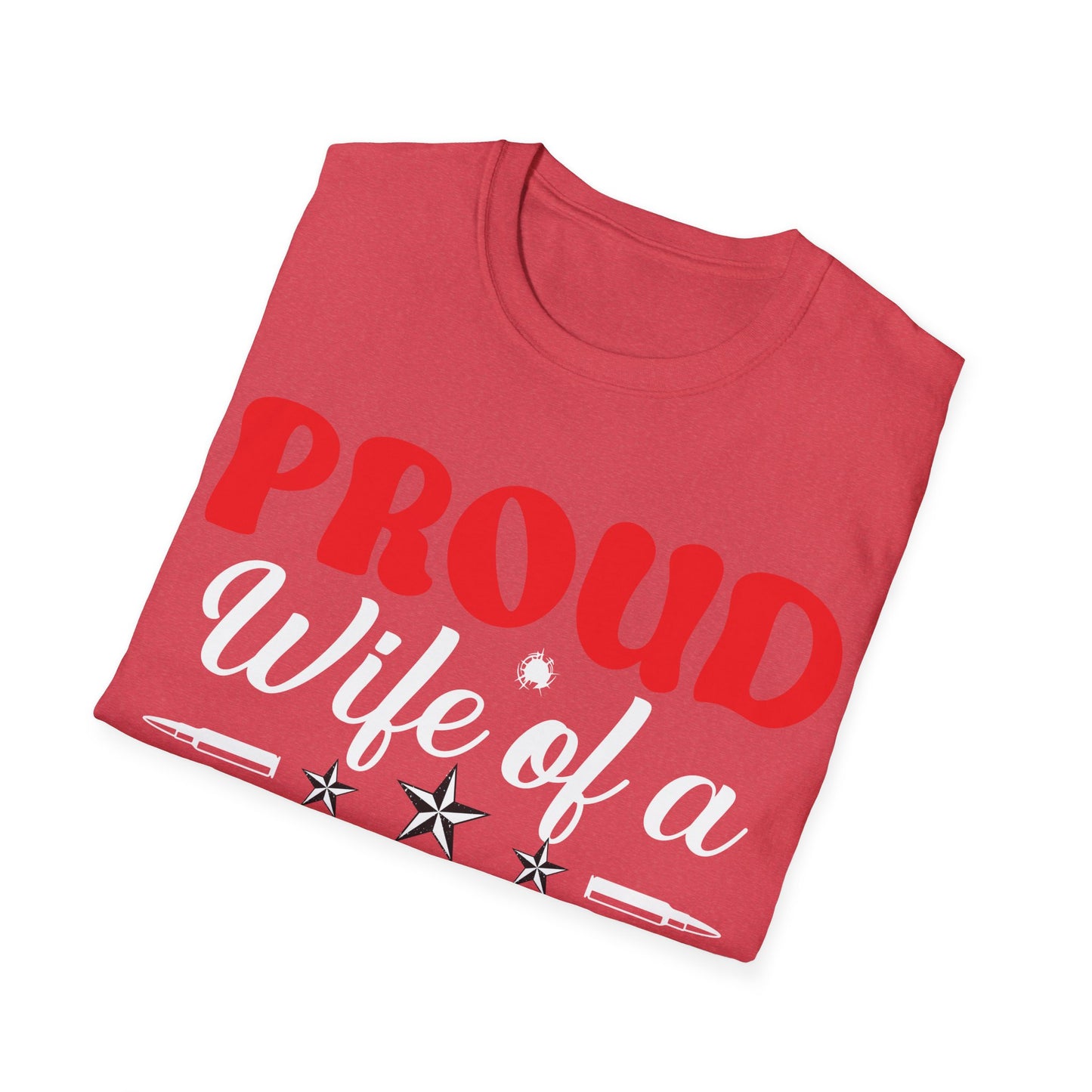 Proud Wife - Vietnam Veteran - Unisex Softstyle T-Shirt