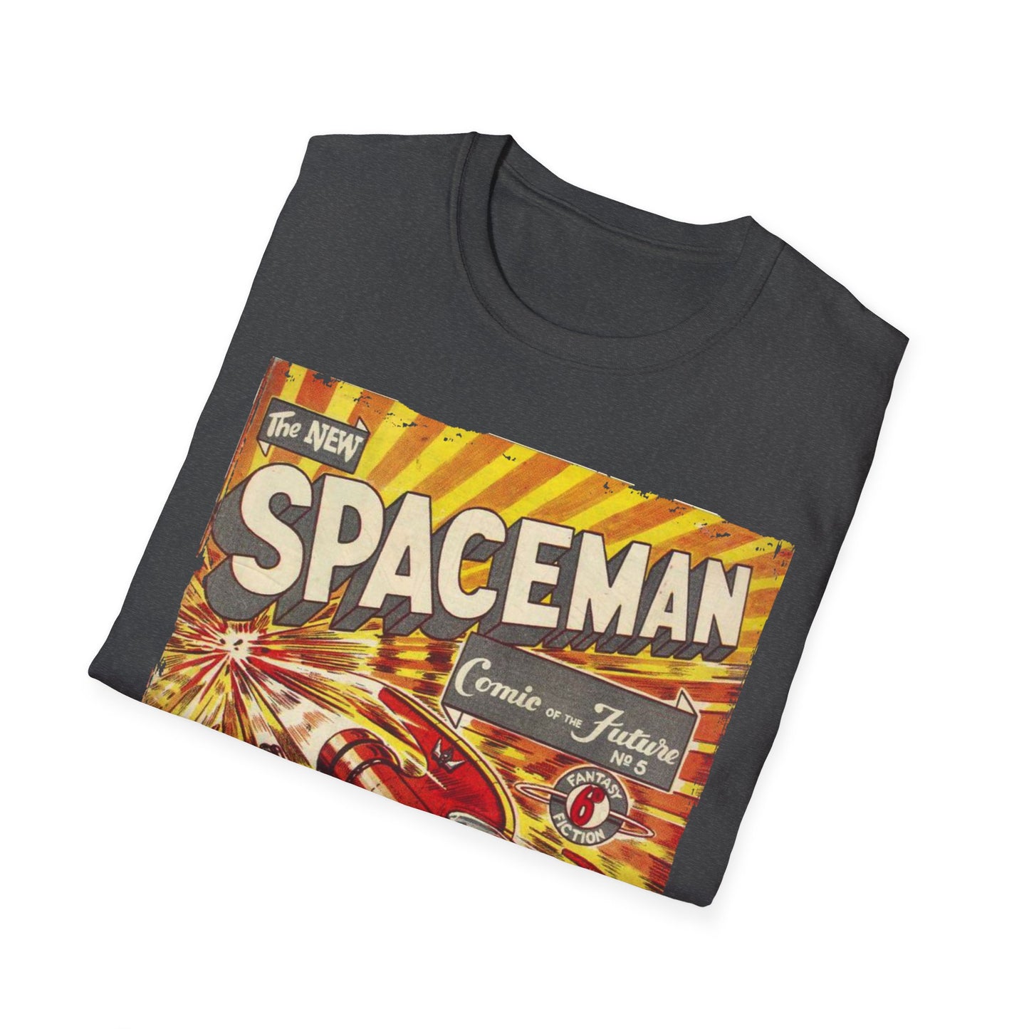 Spaceman No.5 - Unisex Softstyle T-Shirt - Pacific Sky Games