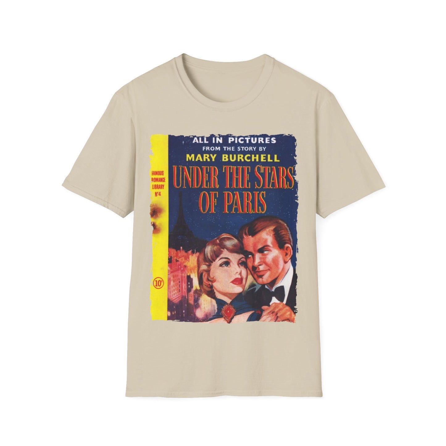 Famous Romance Library No.4 - Unisex Softstyle T-Shirt