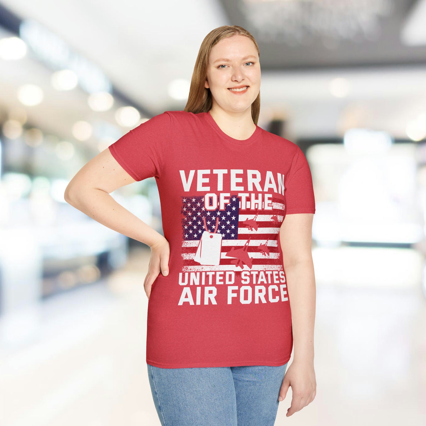 Veteran - Air Force - Unisex Softstyle T-Shirt