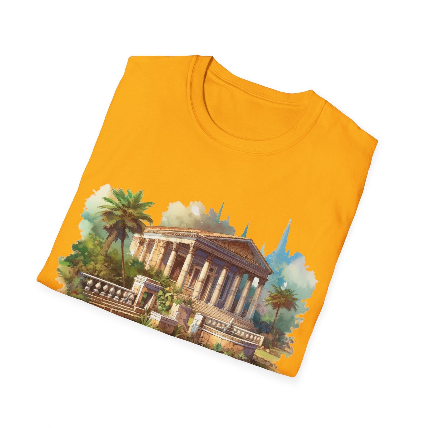 Ancient Bldg 5 - Unisex Softstyle T-Shirt