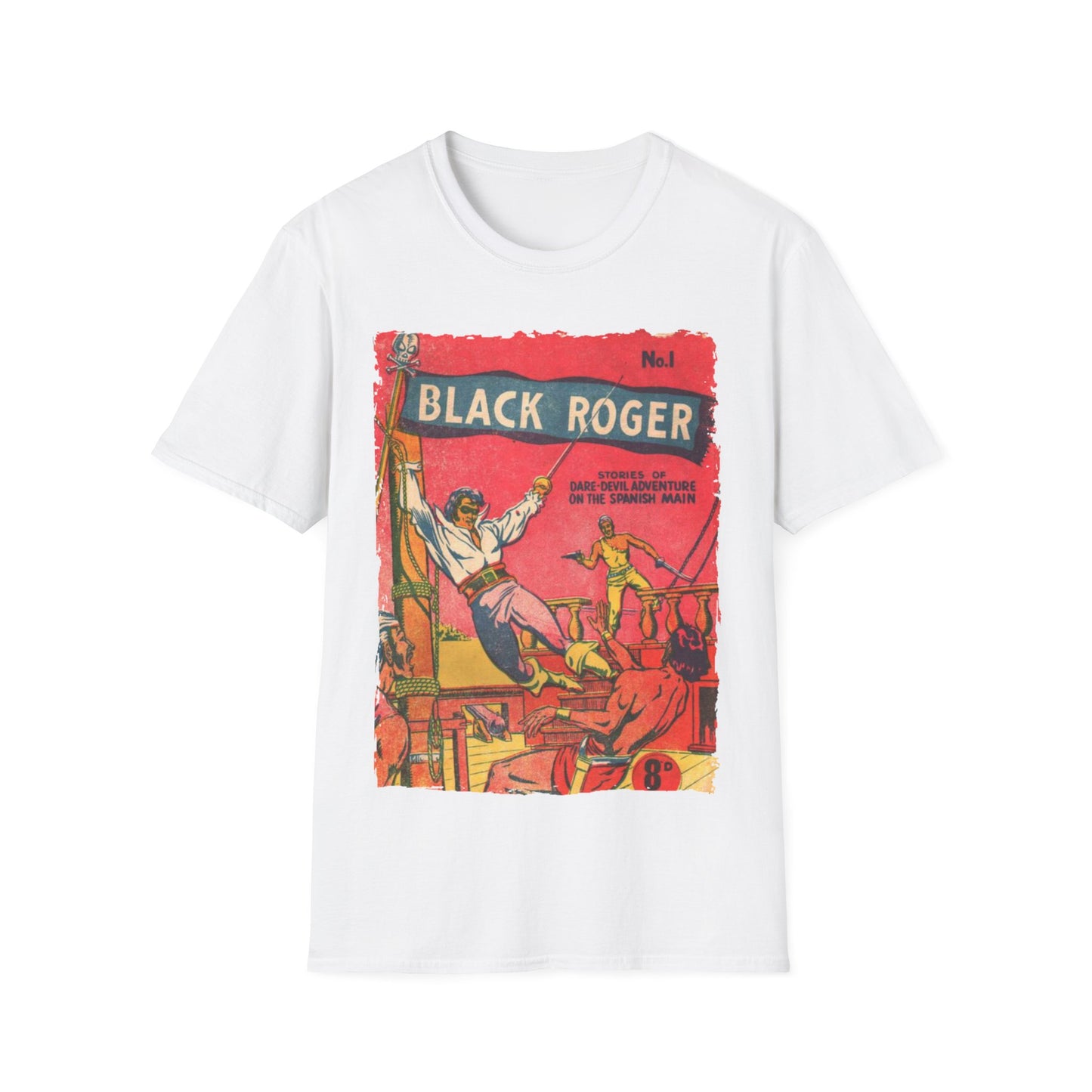 Black Roger No.1 1952 - Unisex Softstyle T-Shirt