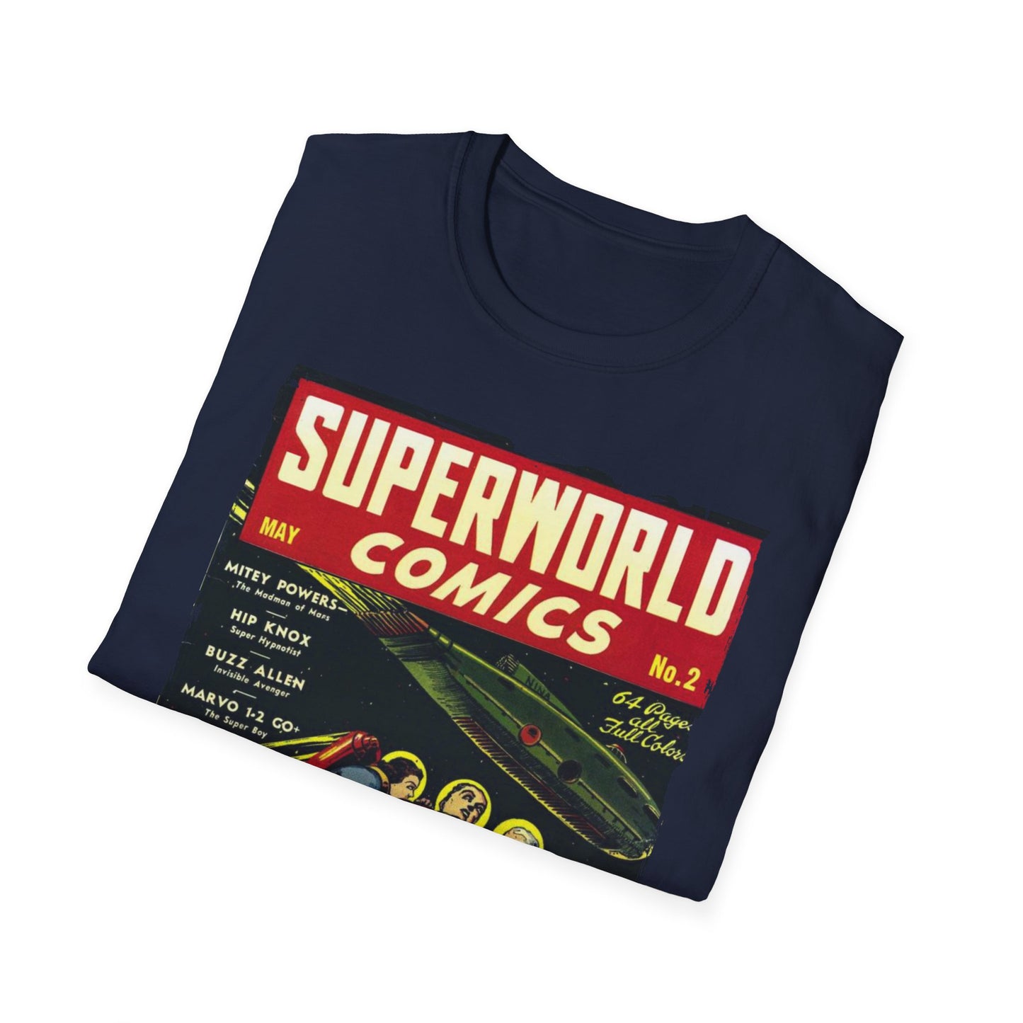 Superworld No.2 - Unisex Softstyle T-Shirt - Pacific Sky Games