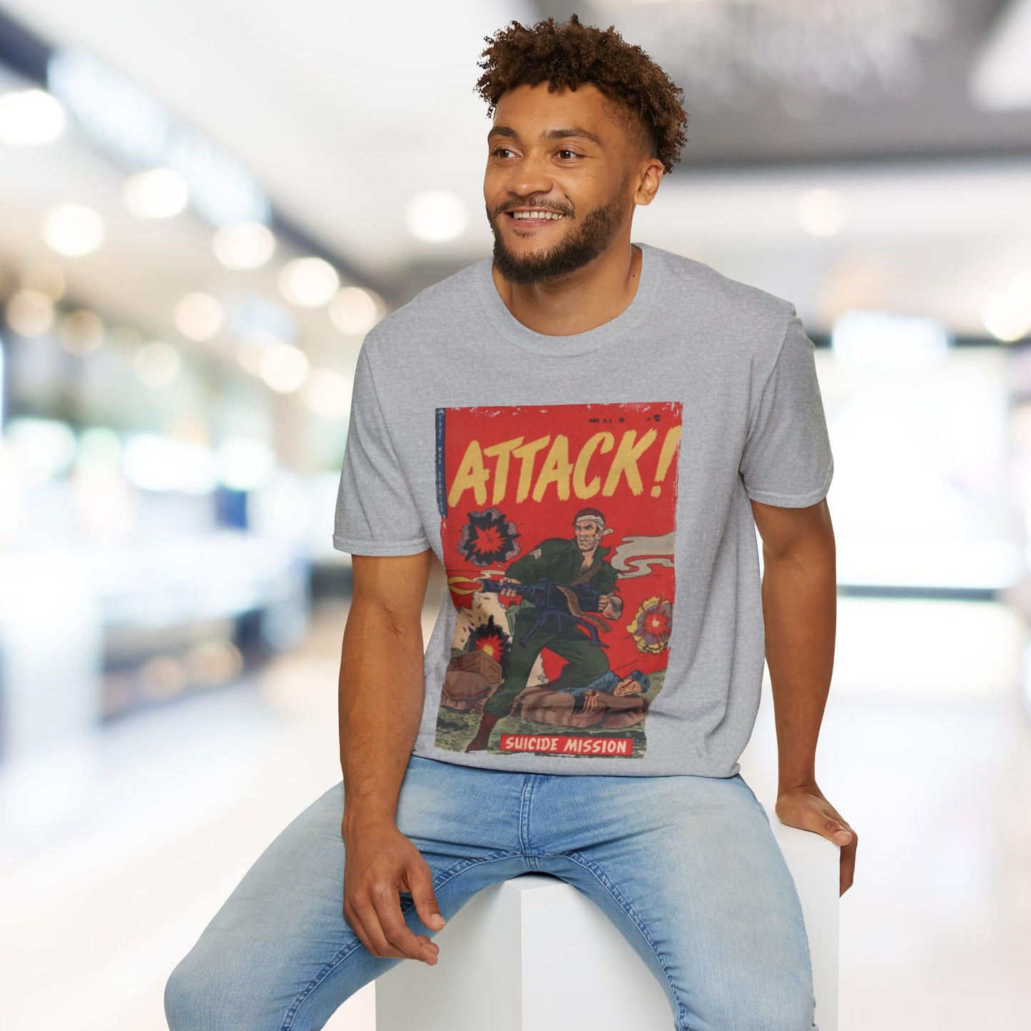 Attack! No. 6 - Unisex Softstyle T-Shirt