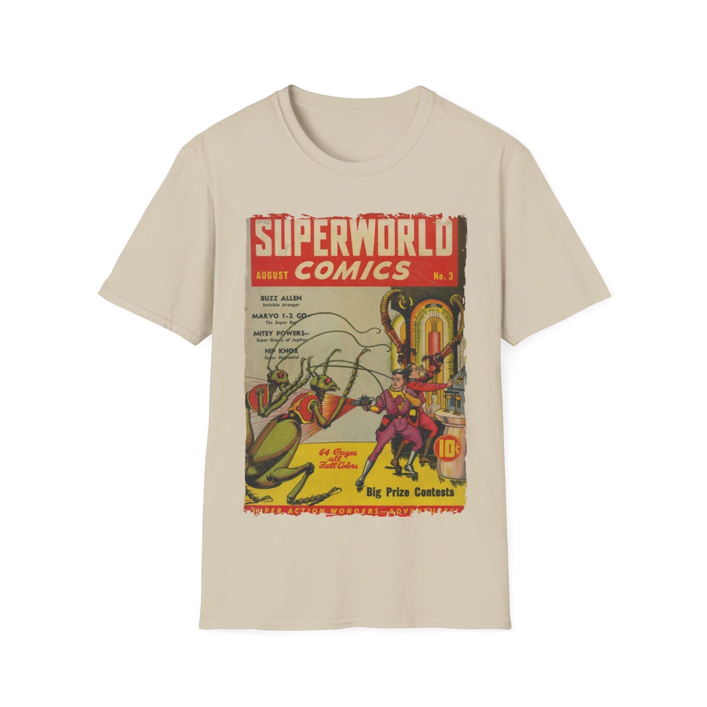 Superworld No.3 - Unisex Softstyle T-Shirt - Pacific Sky Games