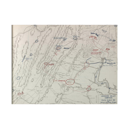 American Civil War Jackson's Valley Campaign - Situation 21 Mar and Battle of Kernstown 23 Mar 1862 - Pacific Sky Games