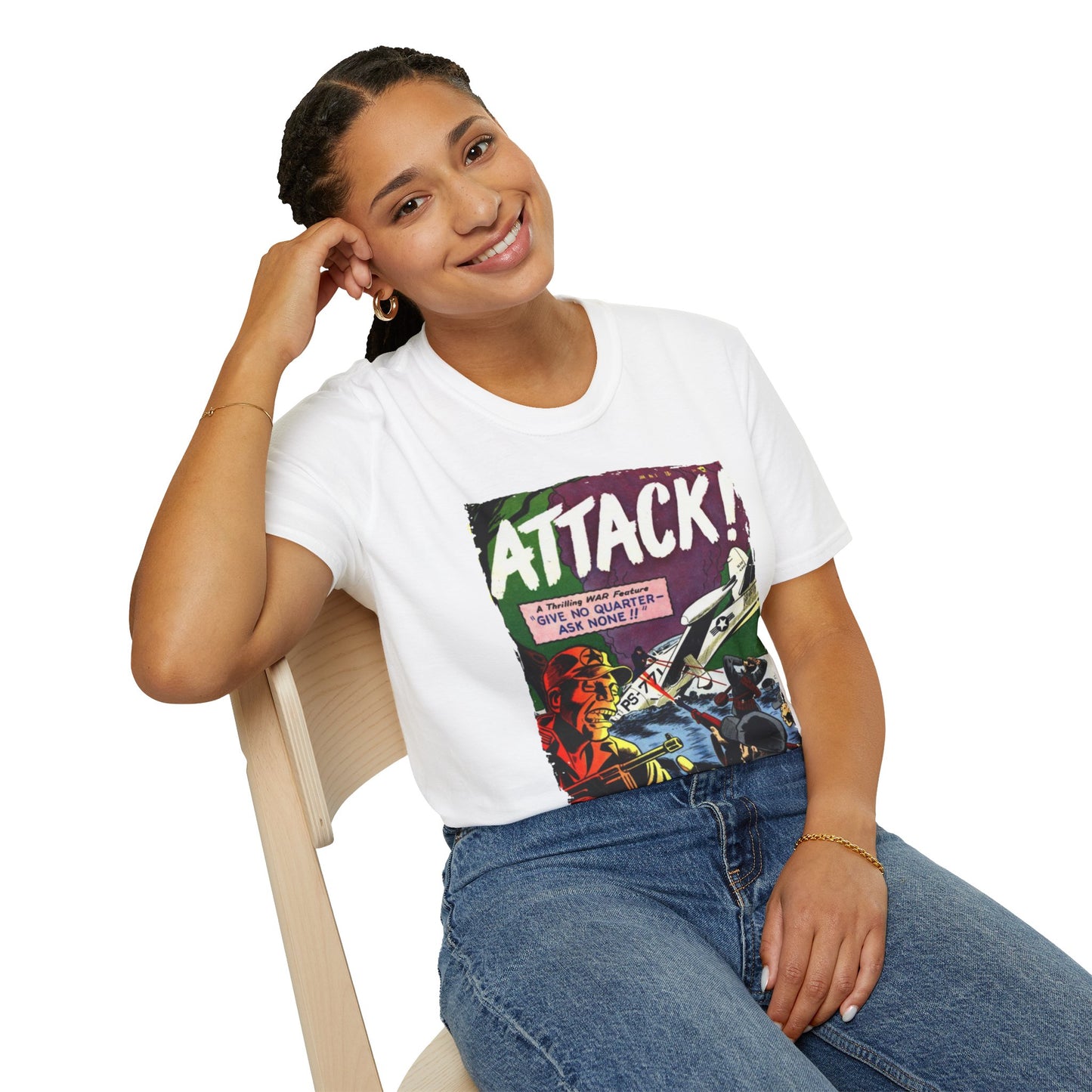 Attack! No. 5 - Unisex Softstyle T-Shirt