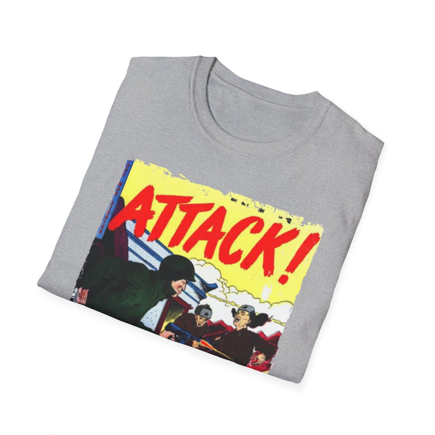 Attack! No. 7 - Unisex Softstyle T-Shirt - Pacific Sky Games