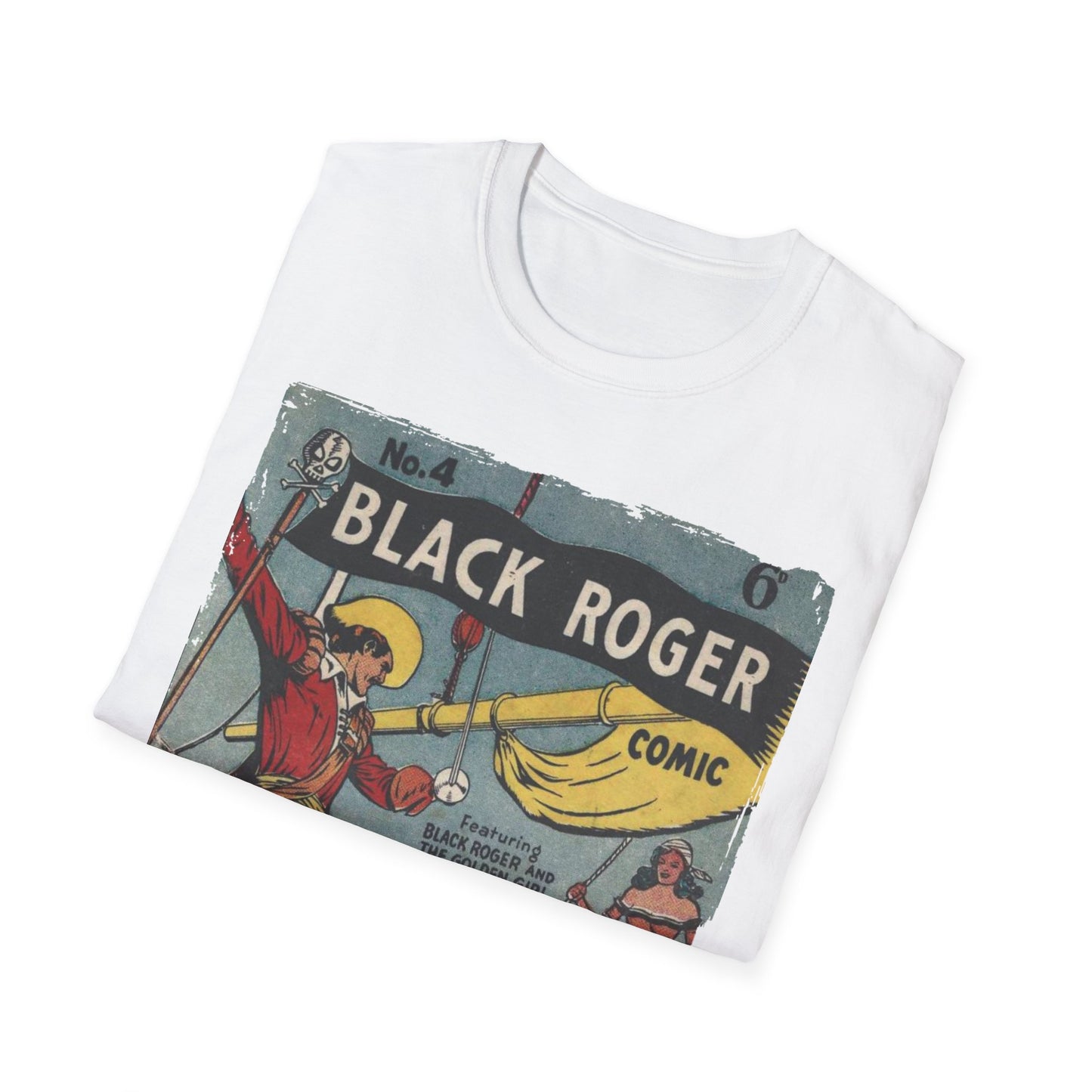 Black Roger No.4 1952 - Unisex Softstyle T-Shirt