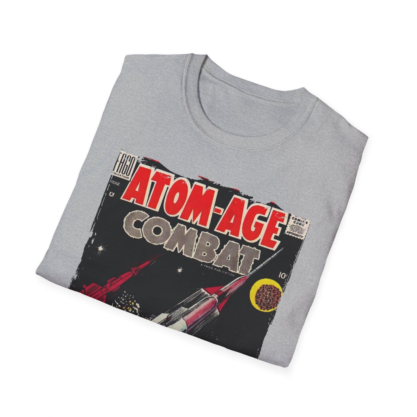 Atom-Age Combat No.3 - Unisex Softstyle T-Shirt