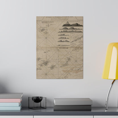Chart of the Maderas and Canary Islands - Pacific Sky Games