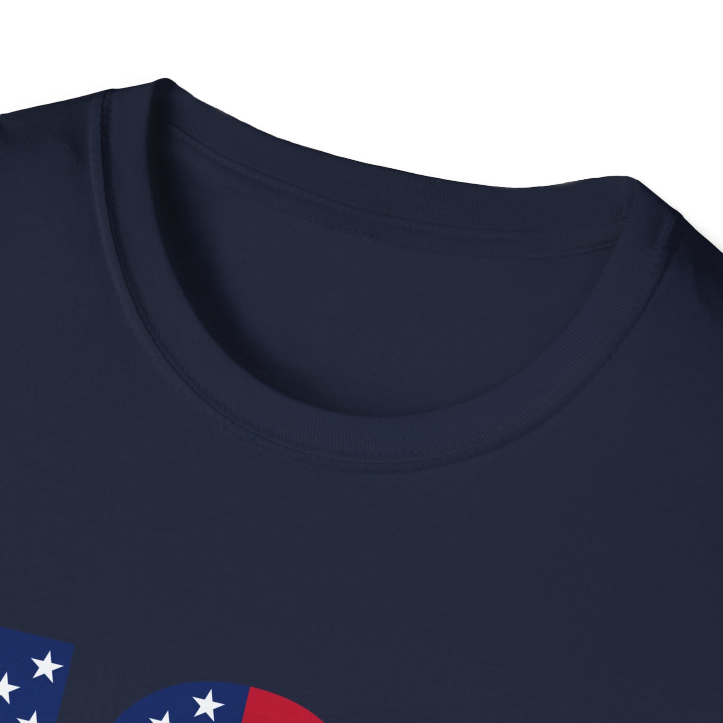 USA American Flag Colored - Unisex Softstyle T-Shirt