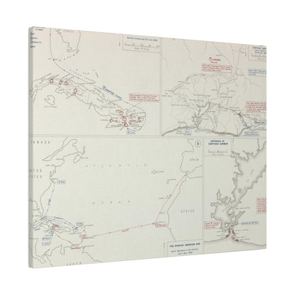 Spanish-American War, Santiago Campaign, Naval Operatoins in the Atlantic Apr-May, Defenses of Santiago Harbor, Spanish Dispositions 20 June, Initial Ops 22-24 June 1898 - Pacific Sky Games