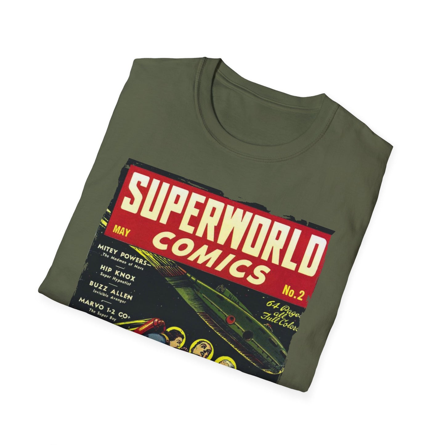 Superworld No.2 - Unisex Softstyle T-Shirt - Pacific Sky Games