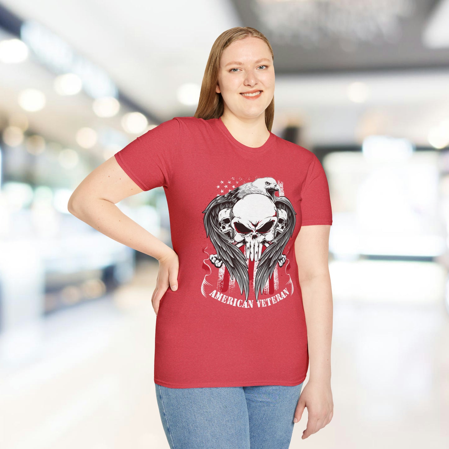 American Veteran - Unisex Softstyle T-Shirt