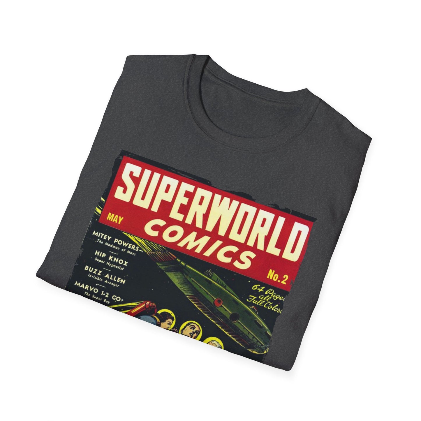 Superworld No.2 - Unisex Softstyle T-Shirt - Pacific Sky Games