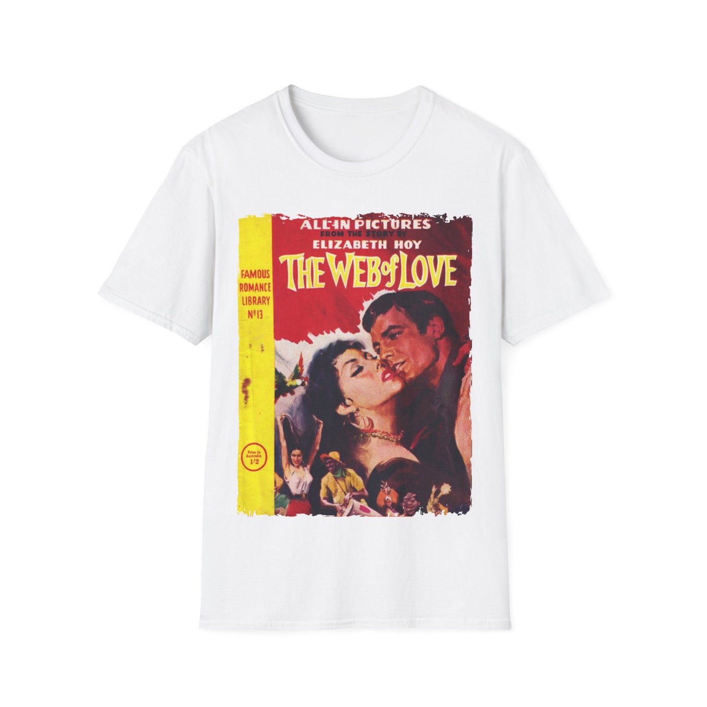 Famous Romance Library No.13 - Unisex Softstyle T-Shirt