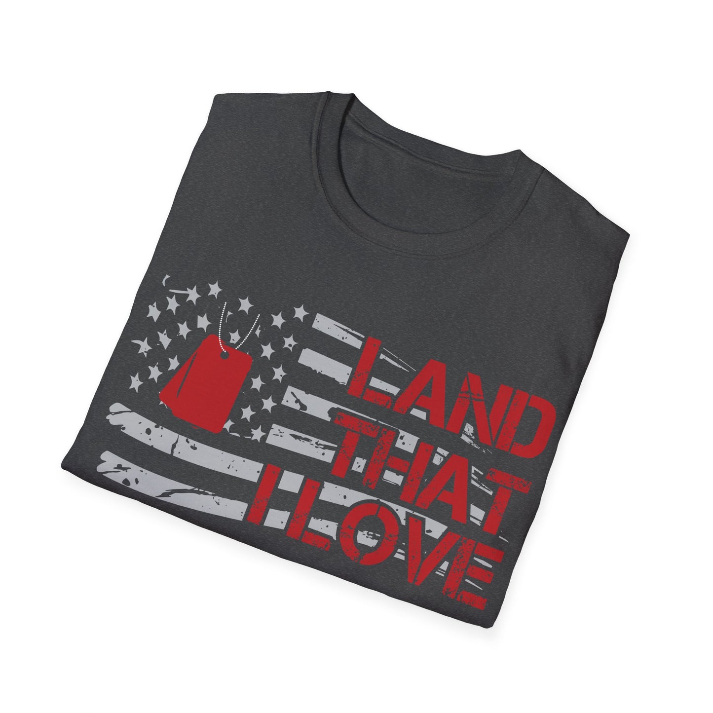 Land That I Love - Mom - Unisex Softstyle T-Shirt