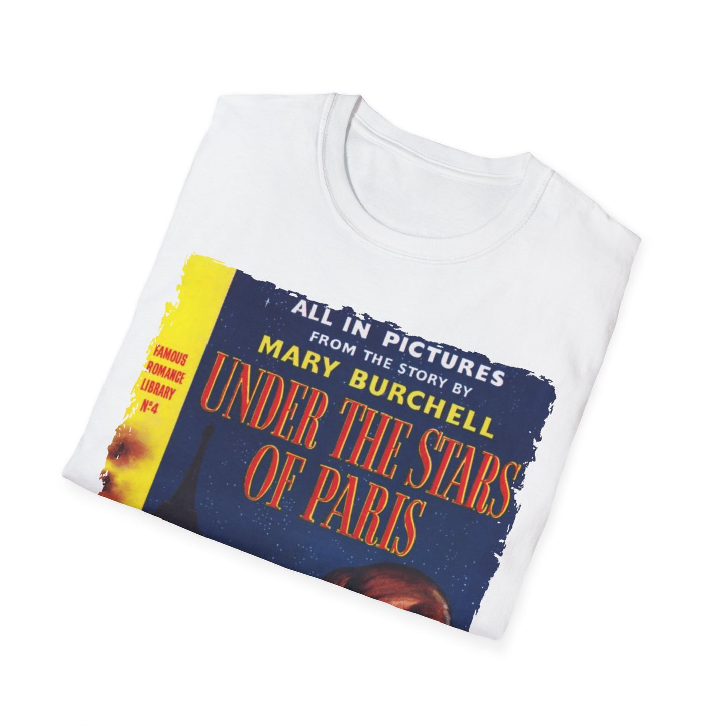 Famous Romance Library No.4 - Unisex Softstyle T-Shirt